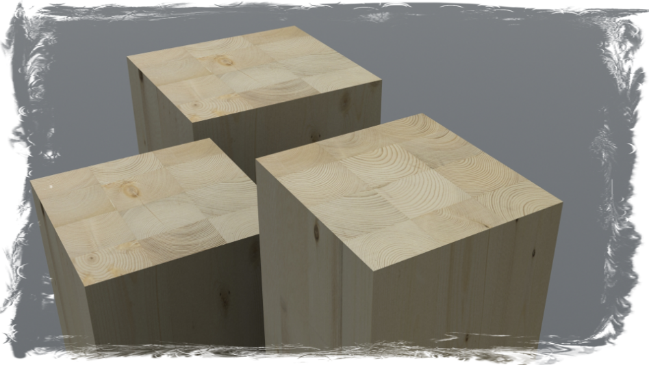 colonne en bois